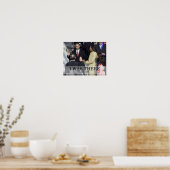 私はそこに行った：オバマ大統領が式典で宣誓 ポスター (キッチン)