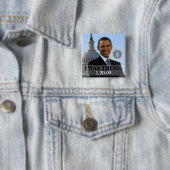 私はそこに行った – オバマ大統領の歴史(広場) 缶バッジ (インサイチュ)