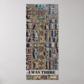 私はそこに行った：オバマ就任の空中眺め ポスター (正面)