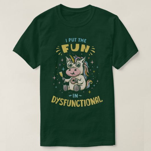 私はそのおもしろいを機能不全に陥れた Tシャツ (デザイン正面)