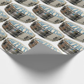 私はそのおもしろいスネレドラムドラムパーカッションを打った ラッピングペーパー (角)