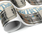 私はそのおもしろいスネレドラムドラムパーカッションを打った ラッピングペーパー (ロールコーナー)