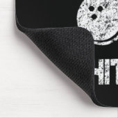 私はそのおもしろいボーリング、ボウリングをする人、 クリケットの投手ギフトを打つ動揺して マウスパッド (コーナー)