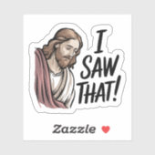 私はそのイエスビニールを見た シール (シート)