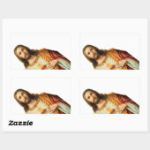 私はそのイエス・ステッカーを見た 長方形シール (シート)