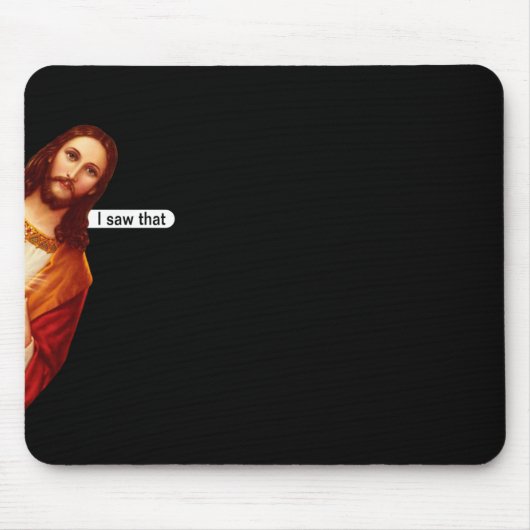 私はそのイエズスマウスパッドを見た マウスパッド (正面)