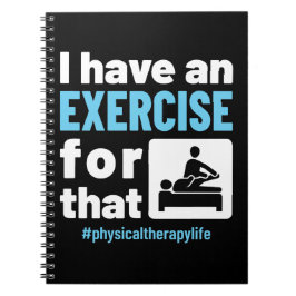 私はそのエクササイズPTにフィジカルセラピーがある ノートブック