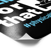 私はそのエクササイズPTにフィジカルセラピーがある フォトプリント            (角)