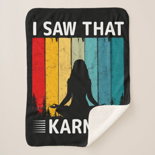 私はそのカルマを見た シェルパブランケット (正面)
