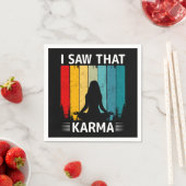 私はそのカルマを見た スタンダードカクテルナプキン (インサイチュ)