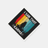 私はそのカルマを見た スタンダードカクテルナプキン (角)