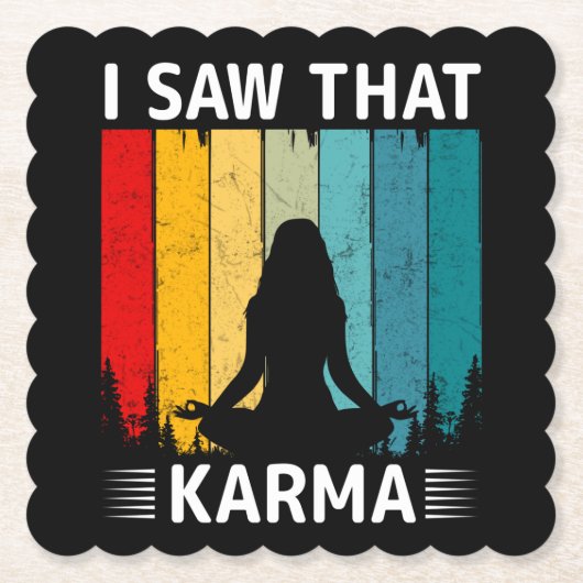 私はそのカルマを見た ペーパーコースター (正面)