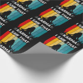 私はそのカルマを見た ラッピングペーパー (角)