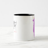 私はそのカルマを見ました ツートーンマグカップ (中央)