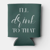 私はそのクーラーボックス結婚に飲みカスタムます 缶クーラー (正面)