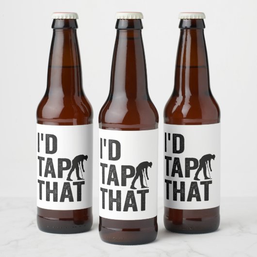 私はそのゴルフスポおもしろいートゴルフ愛好家ギフトをタップする ビールラベル (ボトル)