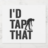 私はそのゴルフスポおもしろいートゴルフ愛好家ギフトをタップする ビールラベル (シングルラベル)