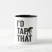 私はそのゴルフスポおもしろいートゴルフ愛好家ギフトをタップする マグカップ (中央)