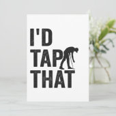 私はそのゴルフスポおもしろいートゴルフ愛好家ギフトをタップする 招待状 (スタンド正面)