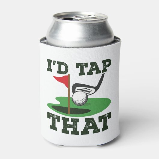 私はそのゴルフパターをタップしてあげたい 缶クーラー (缶正面)