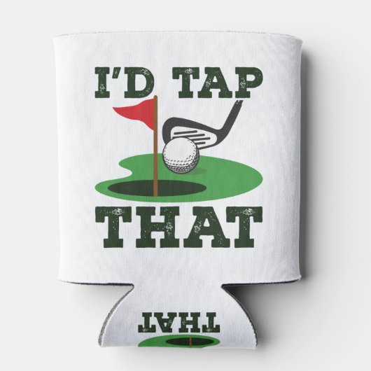 私はそのゴルフパターをタップしてあげたい 缶クーラー (裏面)