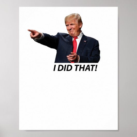 私はそのトランプミームをした ポスター (正面)