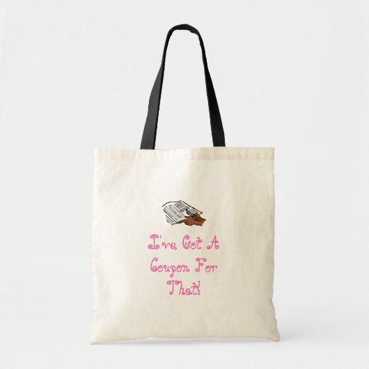 私はそのトートバックのためのクーポンを持っています トートバッグ (正面)