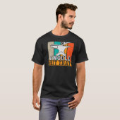 私はそのバックプリントの鍛冶を打つだろう Tシャツ (正面フル)