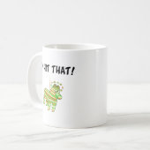 私はそのピニャータに当ります コーヒーマグカップ (正面左)