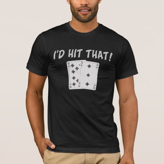 私はそのブラックジャックのTシャツに当ります Tシャツ (正面)