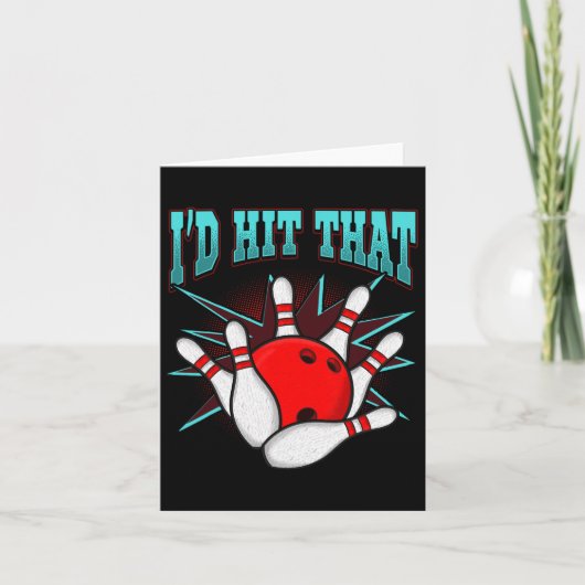 私はそのボーリングおもしろいボーリング部Shiを打つだろう カード (正面)