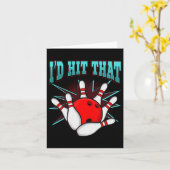 私はそのボーリングおもしろいボーリング部Shiを打つだろう カード (黄色い花)