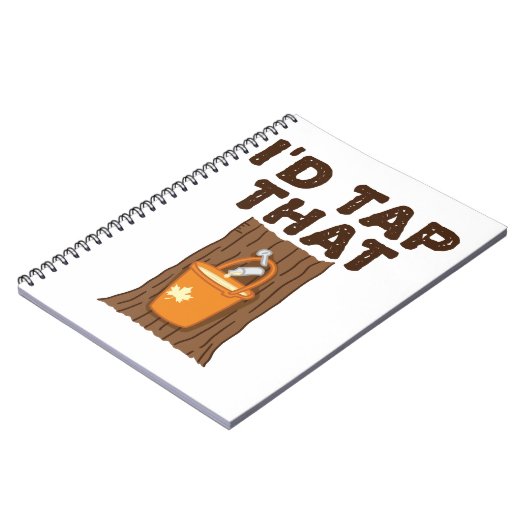 私はそのメープル糖化の木のシロップをタップする ノートブック (左側)