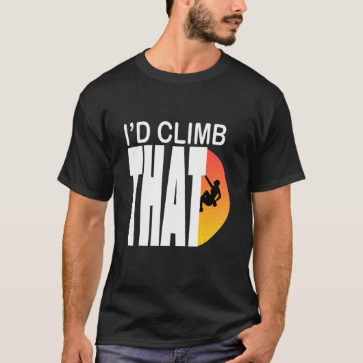 私はそのロックマウンテン登山ティーに登る Tシャツ (正面)
