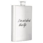 私はその人生について考えていない フラスク (右)