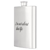 私はその人生について考えていない フラスク (左)