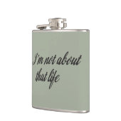私はその人生について考えていない フラスク (左)