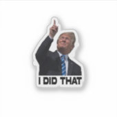 私はその切り札をした シール (正面)