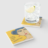 私はその山を動かします ストーンコースター (横)