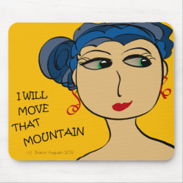 私はその山を動かします マウスパッド