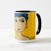 私はその山を動かします マグカップ (正面右)