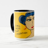 私はその山を動かします マグカップ (正面左)