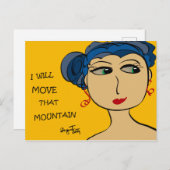 私はその山-個々の芸術カード--を動かします シーズンポストカード (正面/裏面)