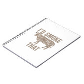 私はその牛のビーフBbqギフトを吸う。完璧なデザイン ノートブック (左側)