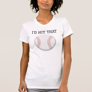私はその野球に当ります Tシャツ
