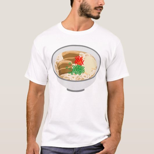 私はそば日本のが大好きです Tシャツ (正面)