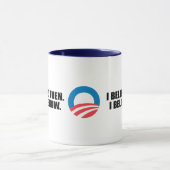 私はそれから信じました。 私は今信じます マグカップ (中央)