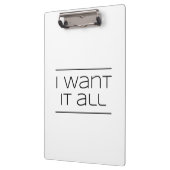 私はそれがすべてほしいと思います! おもしろいなショッピング クリップボード (左)