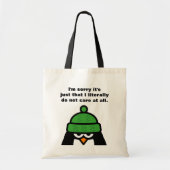 私はそれがちょうどこと…ペンギンのトートバックであることを残念です トートバッグ (正面)