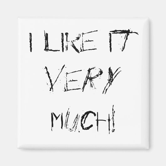 私はそれがとても好きだ！ マグネット (正面)